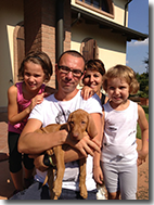 MICHELE CON FAMIGLIA E ZEUS SETTEMBRE 2013